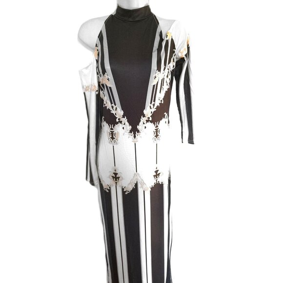 New Cold Shoulder Maxi Dress L - Picture 3 of 4